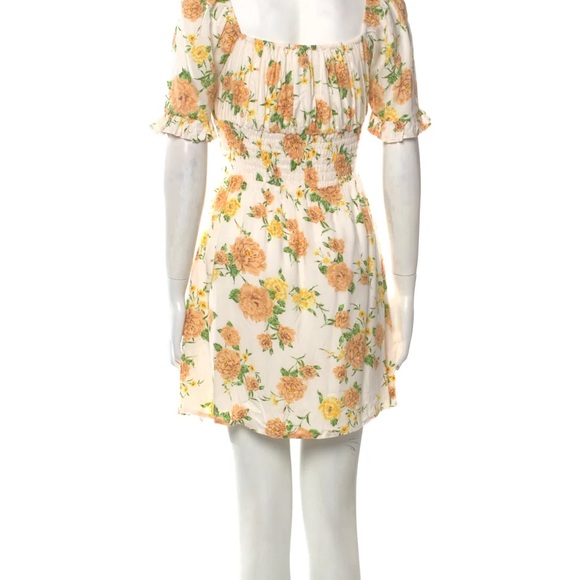 Faithfull the Brand floral print mini dress size US 4/S - Picture 2 of 6